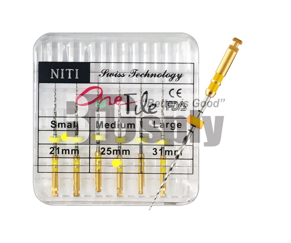 Niti Reciprocating System- OneFile 25mm (Waveone) 6/box – Bigsply
