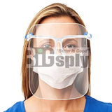 Face Shield with glasses frame 10/pk