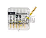 Niti Rotary File System-G6 25mm (Pro taper) 6/pk