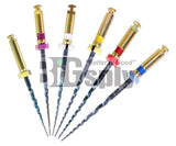 Niti Rotary File System-G6 PRO Blue 25mm (Pro taper) 6/pk