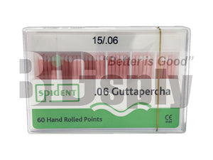 Gutta Percha Points 06 Tapered sizes 60/Pk