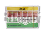 Gutta Percha Points 06 Tapered sizes 60/Pk