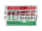 Gutta Percha Points 06 Tapered sizes 60/Pk