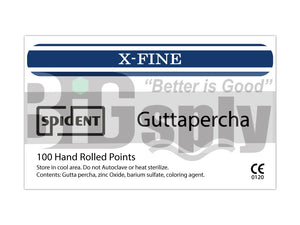 Gutta Percha Points Conventional sizes 100/Pk