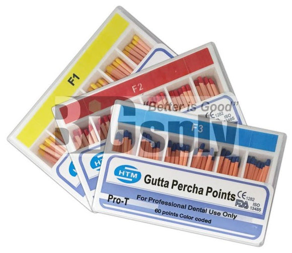 Gutta Percha Points-G6 Niti file system(Pro taper sizes)