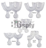 Impression Plastic Trays Perforated 12/Pk-Clear