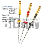 Niti Reciprocating System- OneFile 21mm (Waveone) 6/pk