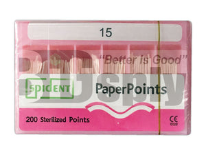 Absorbent Paper Points (ISO Standardized) 200/pk