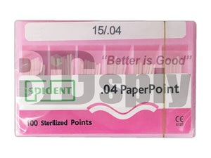 Absorbent Paper Points 04 Tapered 100/pk