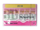 Absorbent Paper Points 04 Tapered 100/pk