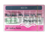 Absorbent Paper Points 04 Tapered 100/pk