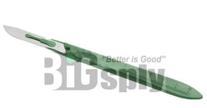 Surgical Blades with Plastic Handle 10/bx